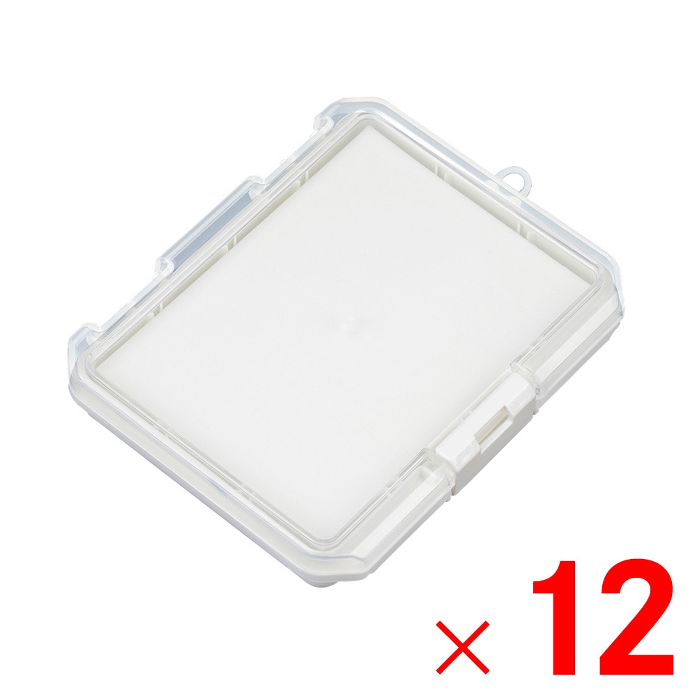 【送料無料】JEJアステージ クッション付コレクションケース 浅型 155A ホワイト ×12個 ケース販売