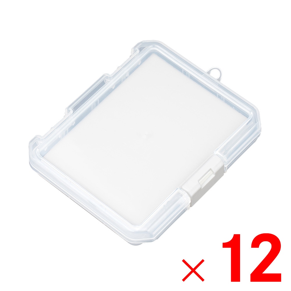 【送料無料】JEJアステージ クッション付コレクションケース 浅型 155A クリア ×12個 ケース販売