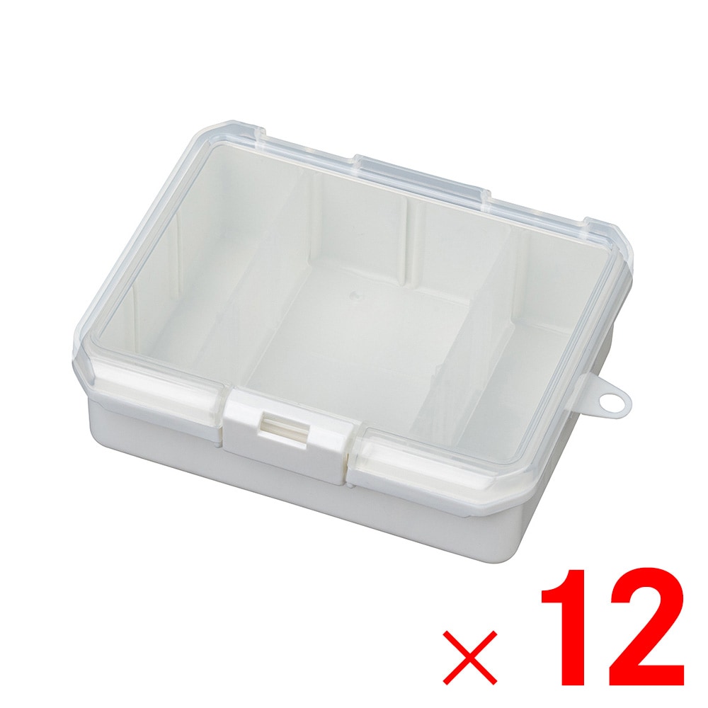 【送料無料】JEJアステージ 仕切板付コレクションケース 深型 155F ホワイト ×12個 ケース販売