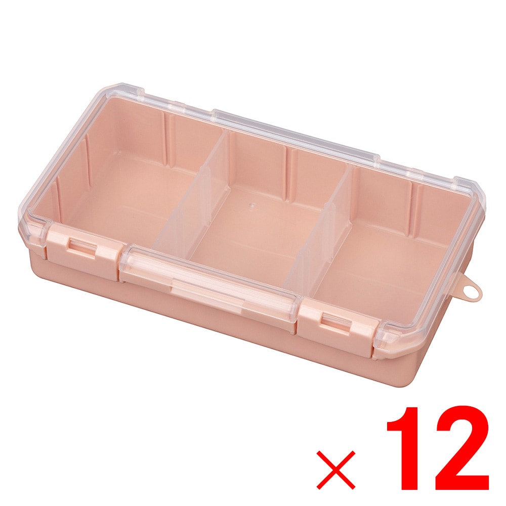 【送料無料】JEJアステージ 仕切板付コレクションケース 深型 230HF コーラル ×12個 ケース販売