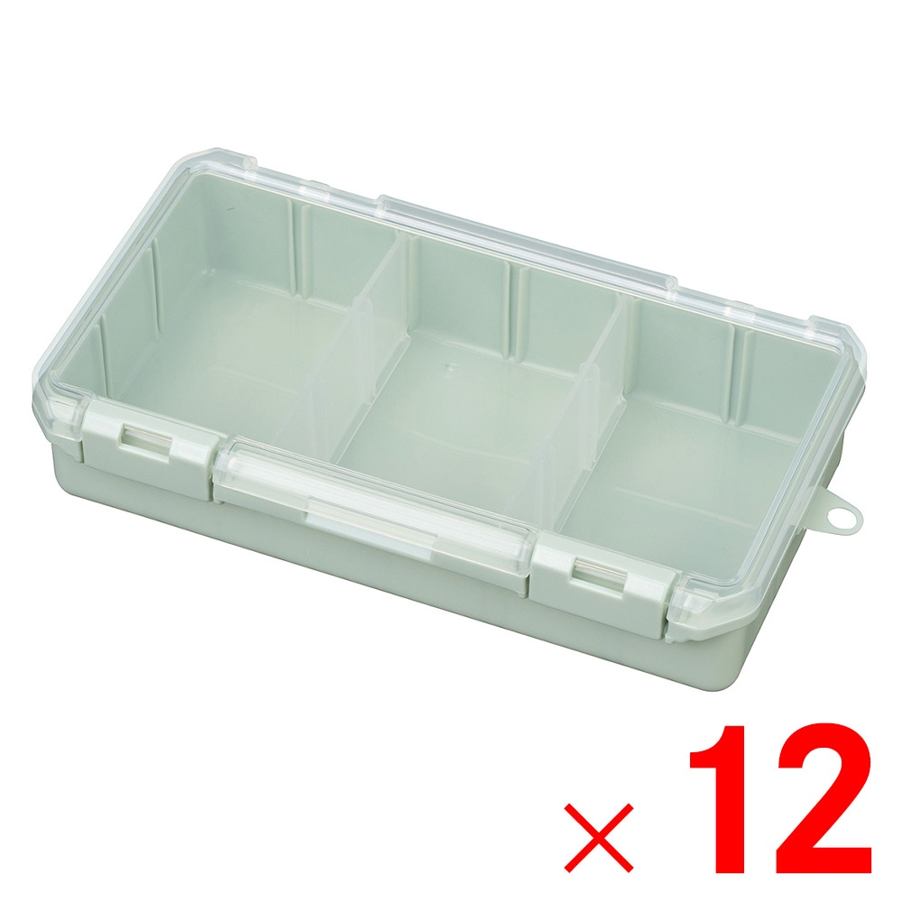 【送料無料】JEJアステージ 仕切板付コレクションケース 深型 230HF グリーン ×12個 ケース販売