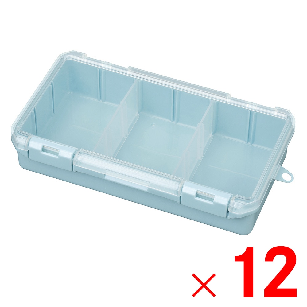 【送料無料】JEJアステージ 仕切板付コレクションケース 深型 230HF ブルー ×12個 ケース販売