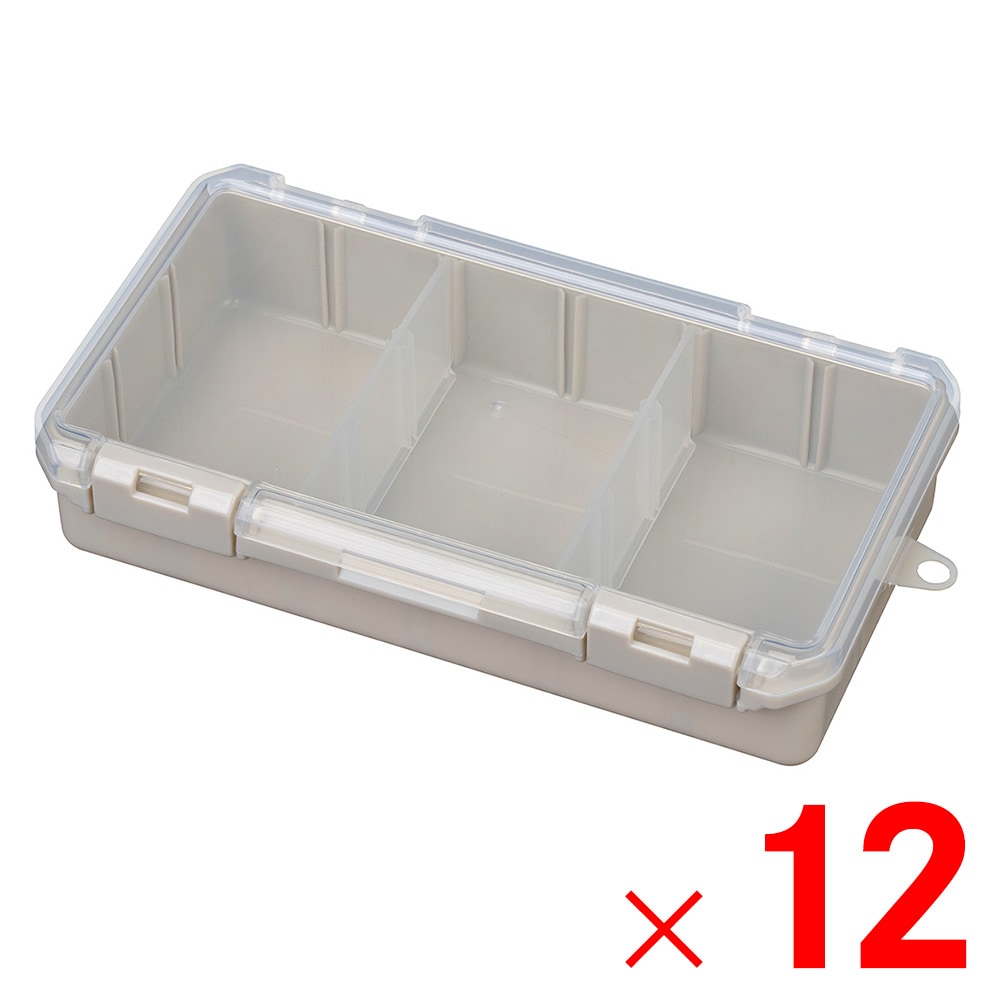 【送料無料】JEJアステージ 仕切板付コレクションケース 深型 230HF グレージュ ×12個 ケース販売