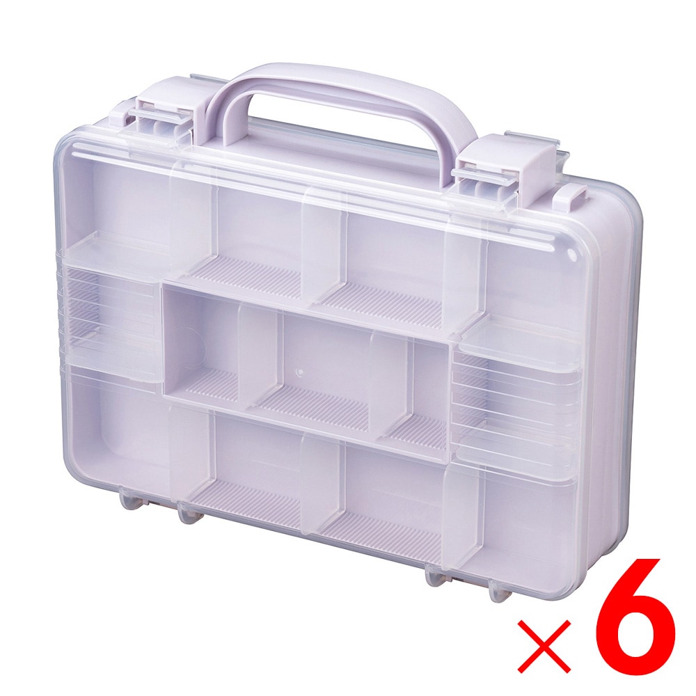 送料無料】JEJアステージ ツインコレクションケース300 ブルー ×6個