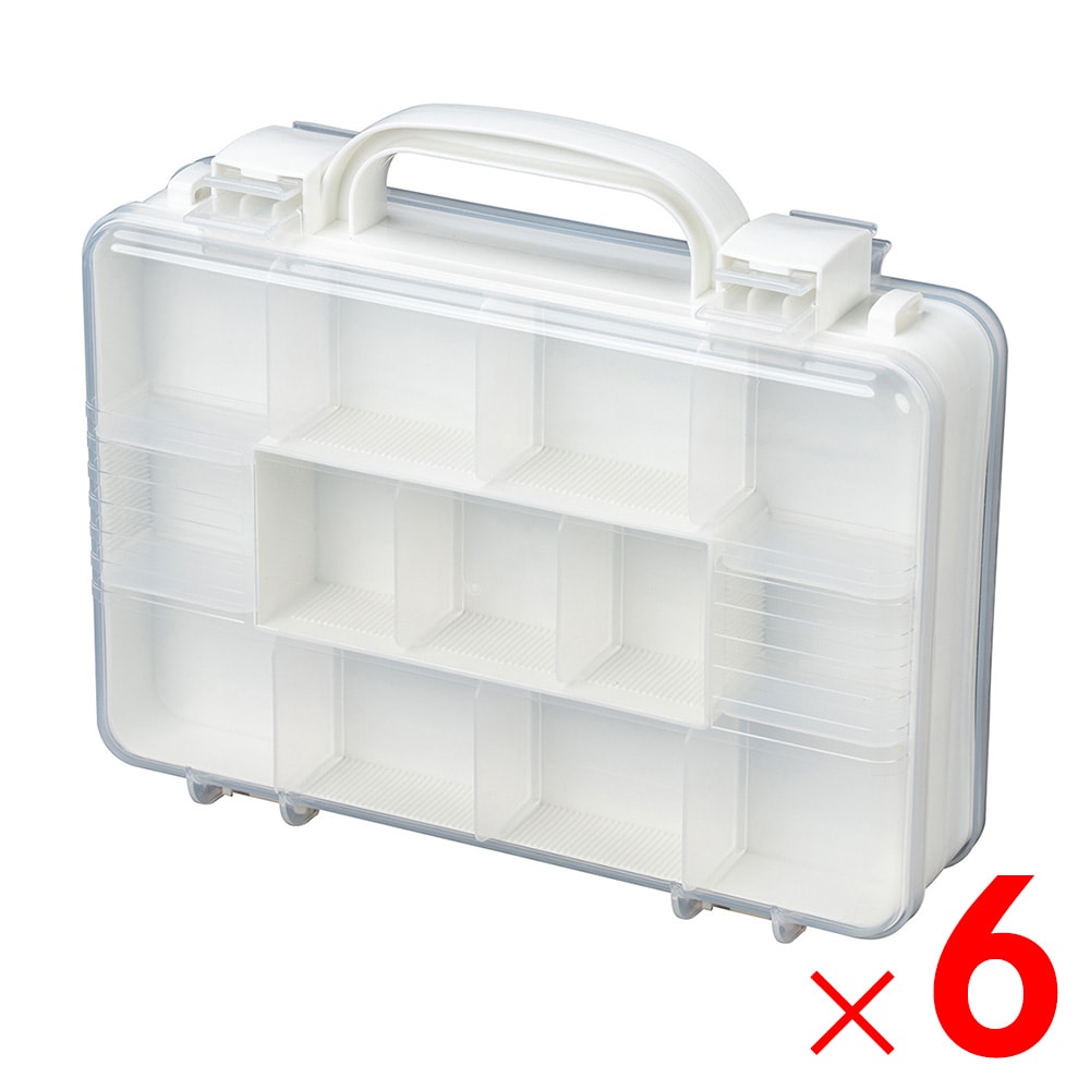 【送料無料】JEJアステージ ツインコレクションケース300 ホワイト ×6個 ケース販売