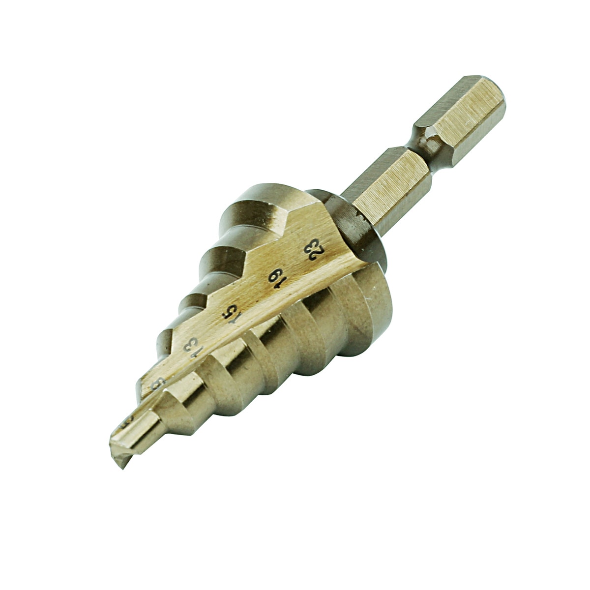 【送料無料】ウイザ WIZA 7枚刃 ステップドリル 5-23mm 6段 コバルトハイス鋼 478139909 アークランズ