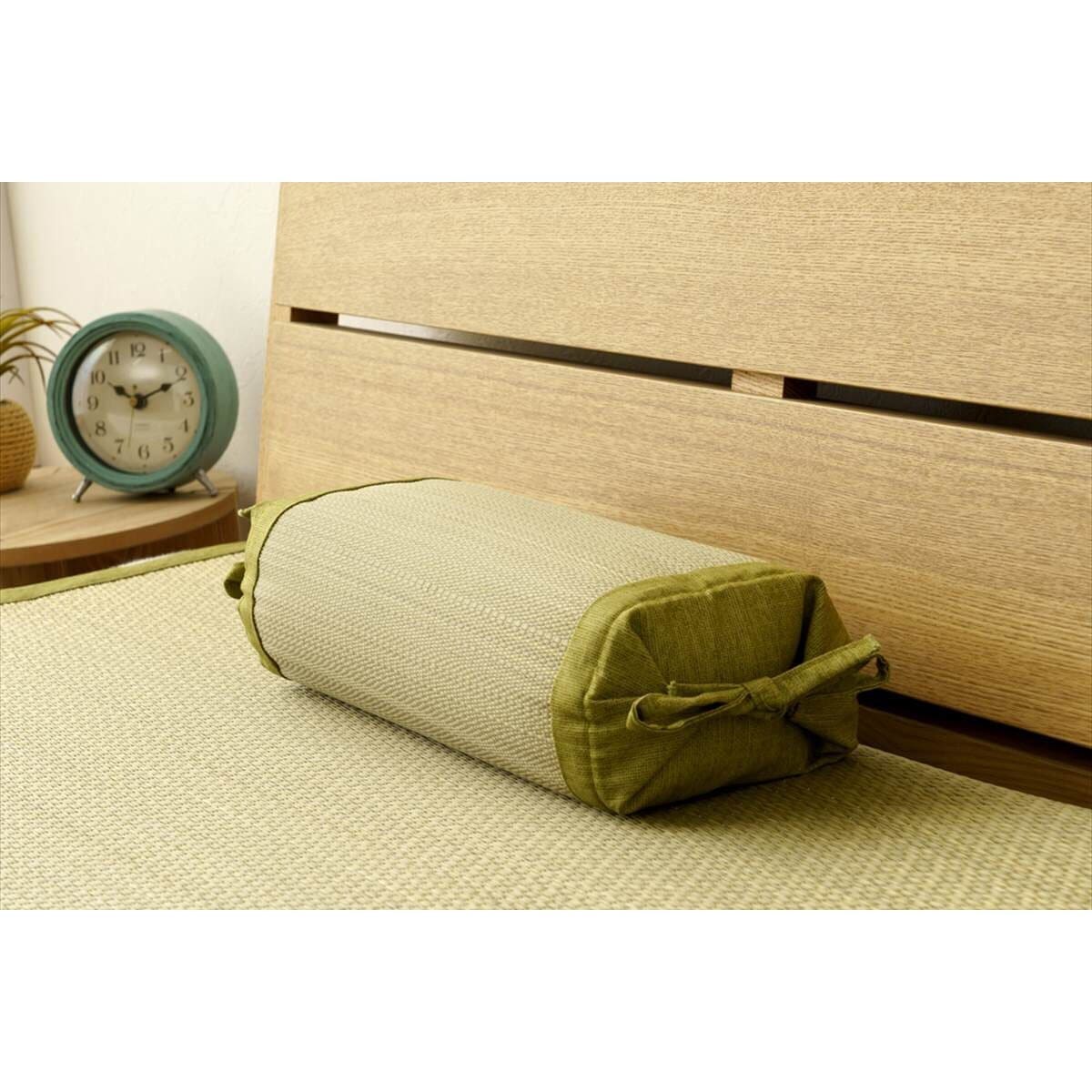 【送料無料】い草枕 リズム 角枕 約30×15cm 国産 グリーン 【メーカー直送・代引不可・置配不可・配送地域限定】