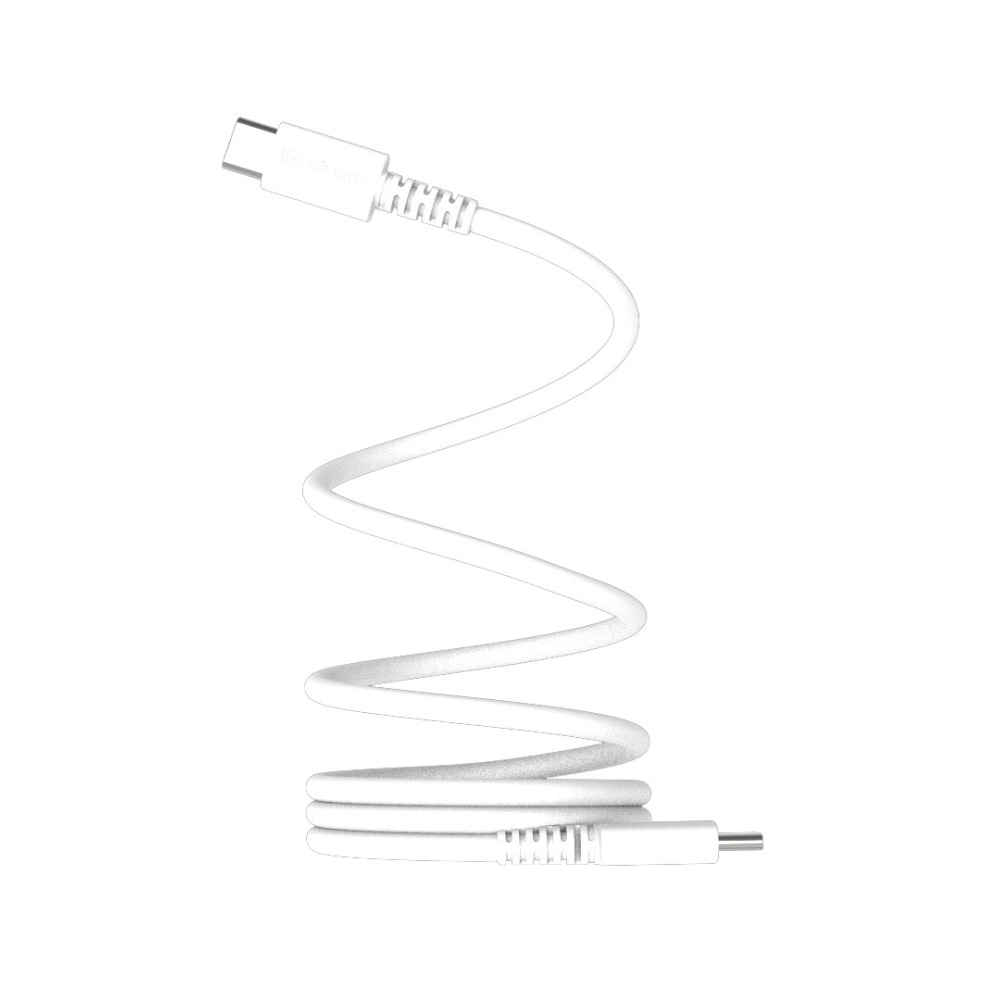 カシムラ USB充電＆同期ケーブル マグネット内蔵 C-C 1m WH AJ-671