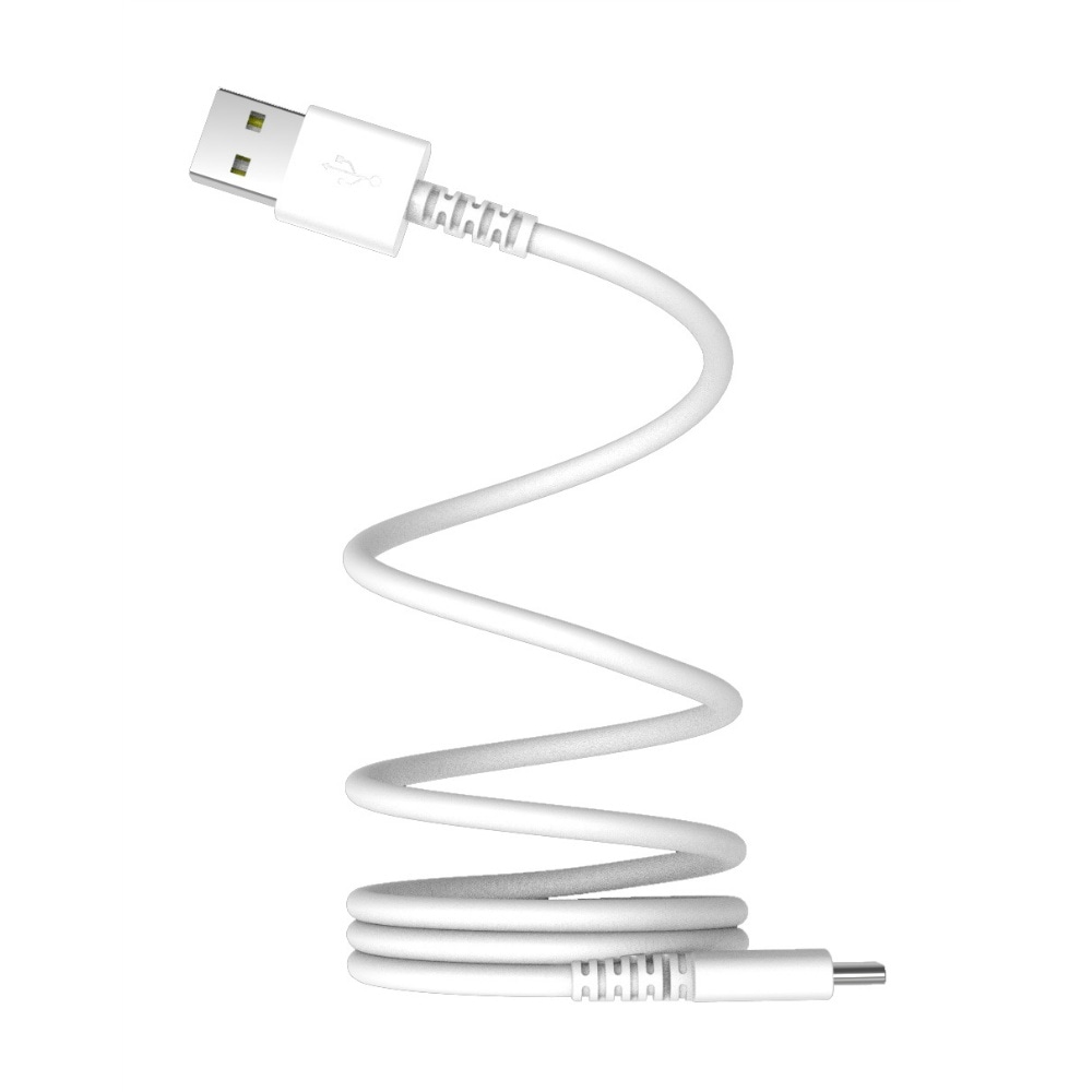 カシムラ USB充電＆同期ケーブル マグネット内蔵 A-C 1m WH AJ-669