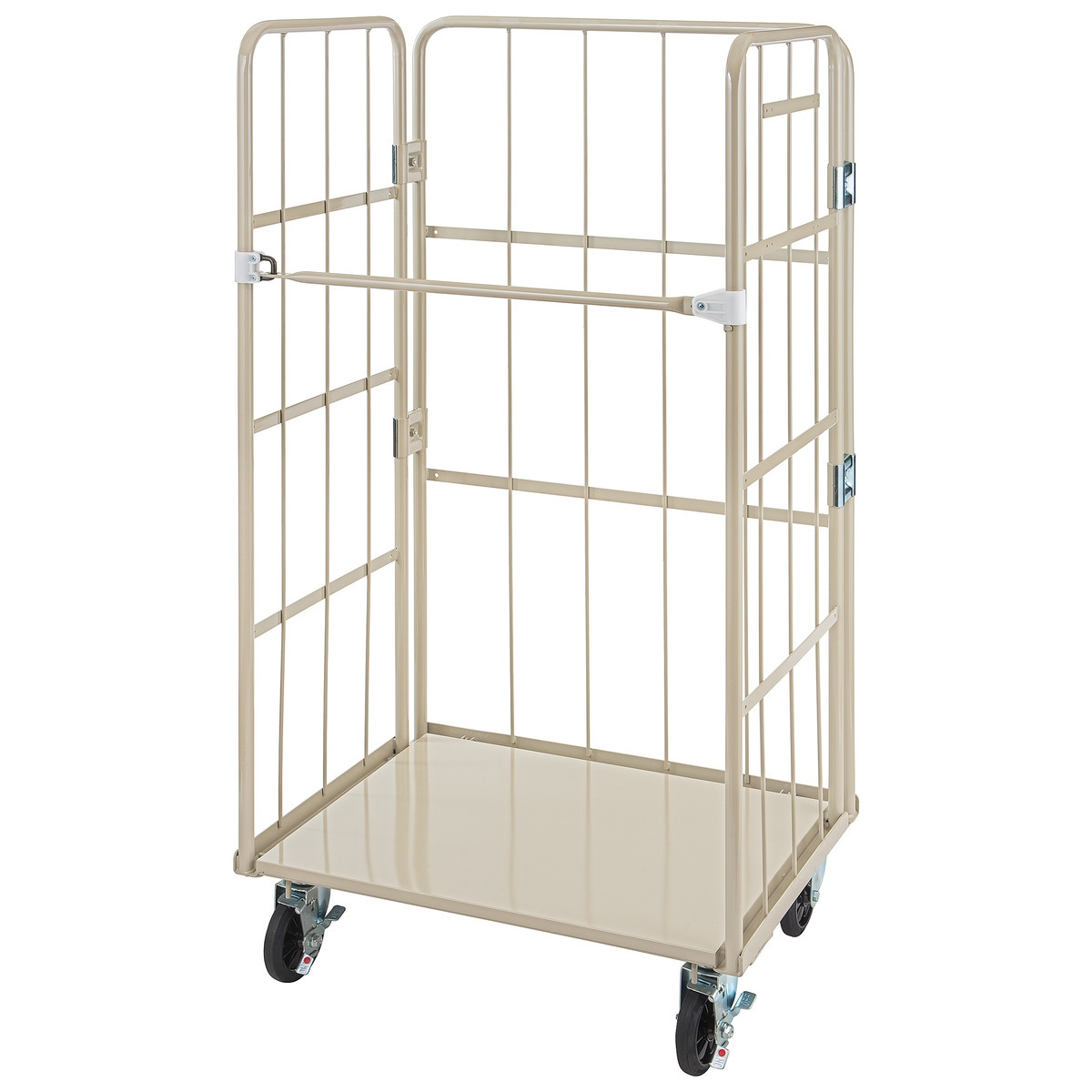 【送料無料】【法人限定】ナンシン カゴ車 アイボリー RC-33CIV 【メーカー直送・代引不可・置配不可・配送地域限定】