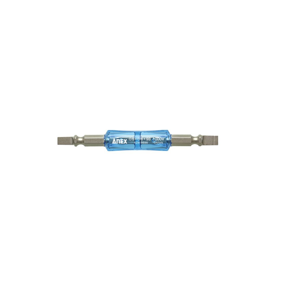 アネックス ANEX 絶縁ビット マグネット付 -5×-6×98mm 耐電圧1000V AZM