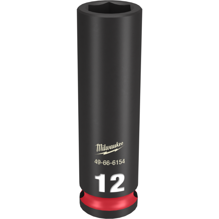 ミルウォーキー SHOCKWAVE IMPACT DUTY ディープインパクトソケット 3/8インチ 9.5mm/角 12mm 49-66-6154