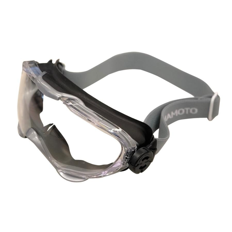 山本工学 ゴーグル型保護メガネ BLK／SIL BH YG-6000 | 工具,安全保護