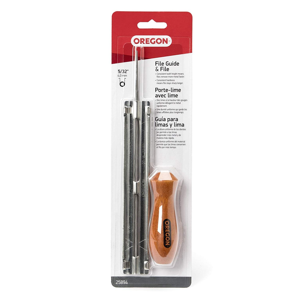 オレゴン チェーンソー目立て用 オレゴンヤスリホルダー 4.0mm 25894