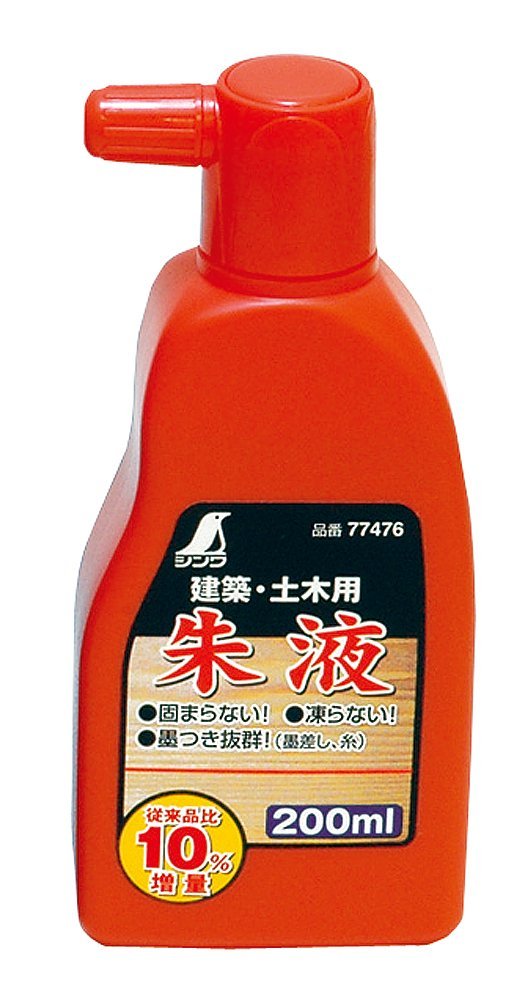 シンワ測定 墨液 200ML 77475 | 工具,大工道具,墨坪・チョークライン