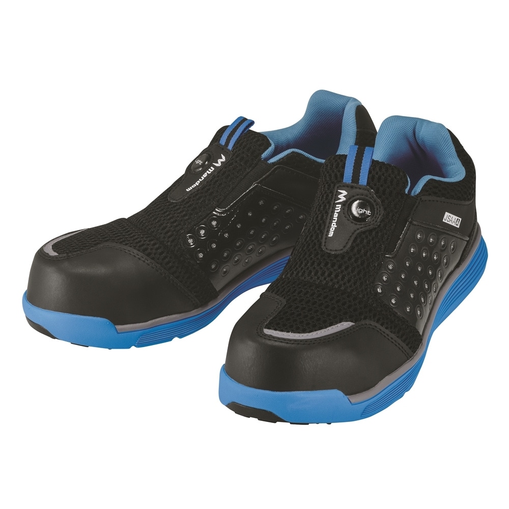 【送料無料】丸五 マンダムセーフティーLIGHT ブルー 24.5cm 安全靴 #767