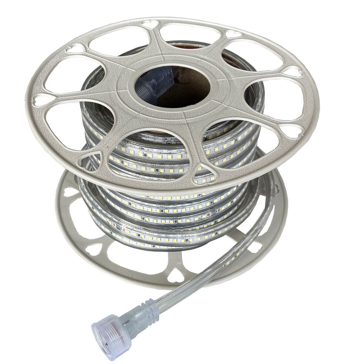 【送料無料】富士倉 LED ロープライト 片面発光 10m 増設用 昼光色 6000K FRL-10GW