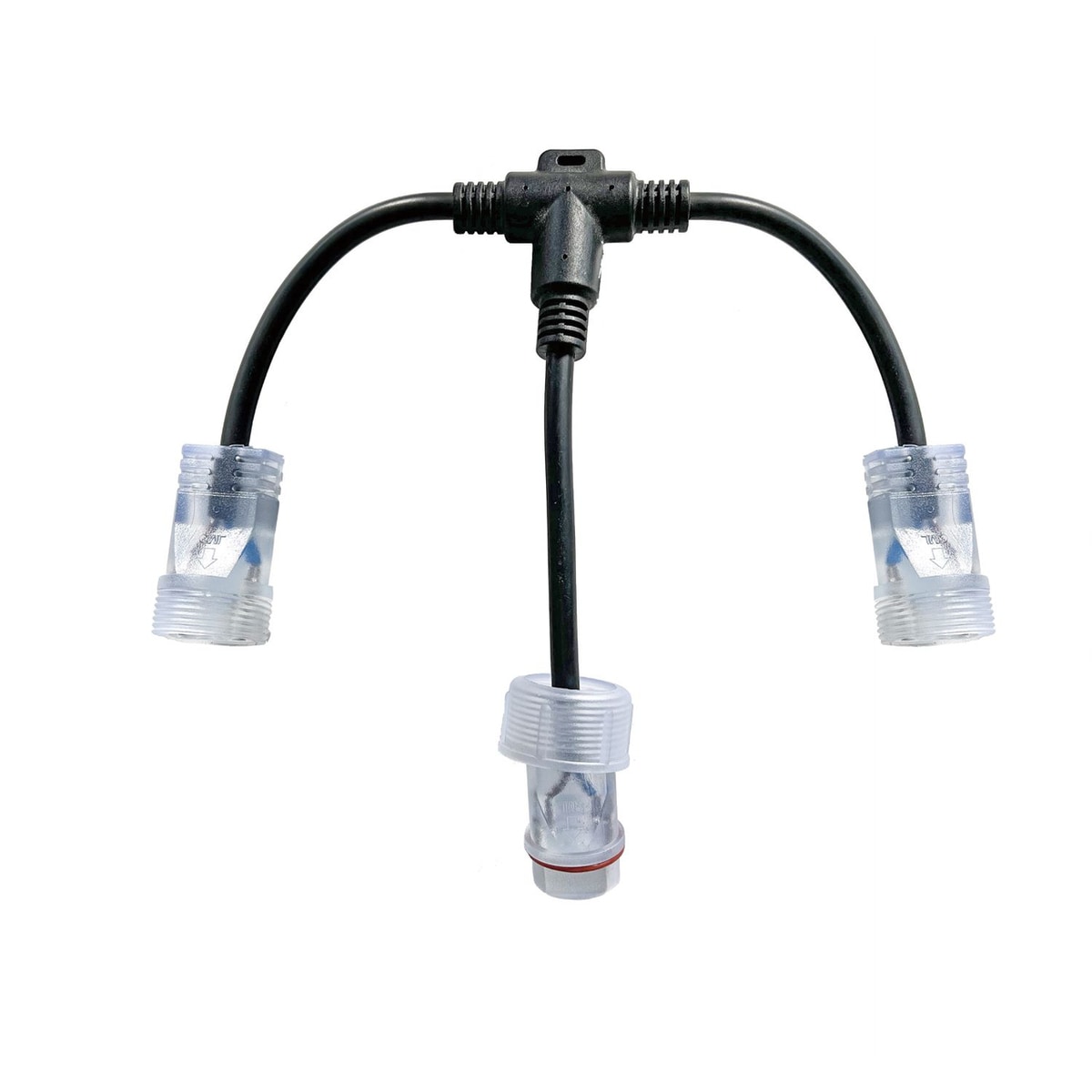 富士倉 LED ロープライト 電源 2又ソケット FRL-DC-WS