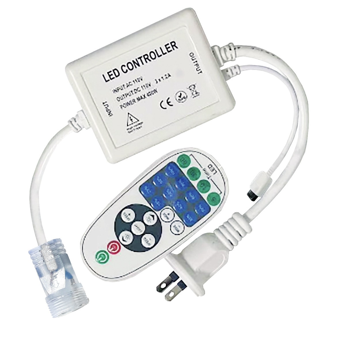 【送料無料】富士倉 LED ロープライト 点滅用電源 リモコン付属 FRL-DCFS