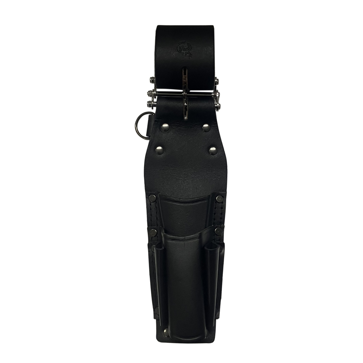 【送料無料】メーカー欠品中 次回3月下旬入荷予定です　コヅチ 牛本革 ツール4丁差 3連チェーン 黒 CH-03BK