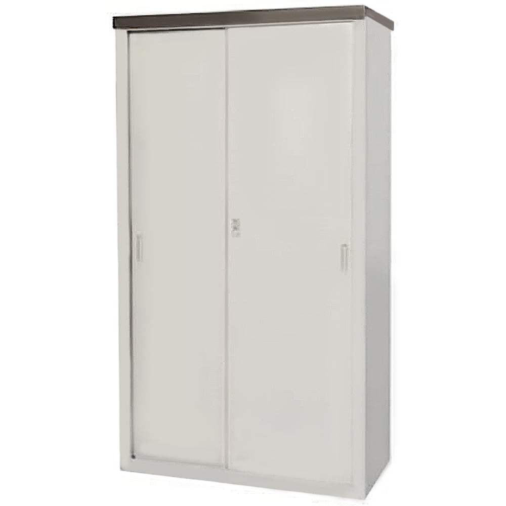 【送料無料】グリーンライフ 家庭用収納庫 ハーフ棚仕様 HS-162HT 【メーカー直送・代引不可・置配不可】