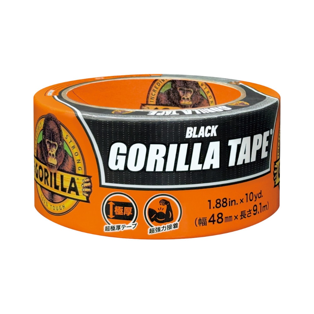 呉工業 強力補修テープ ゴリラテープ ブラック No1788