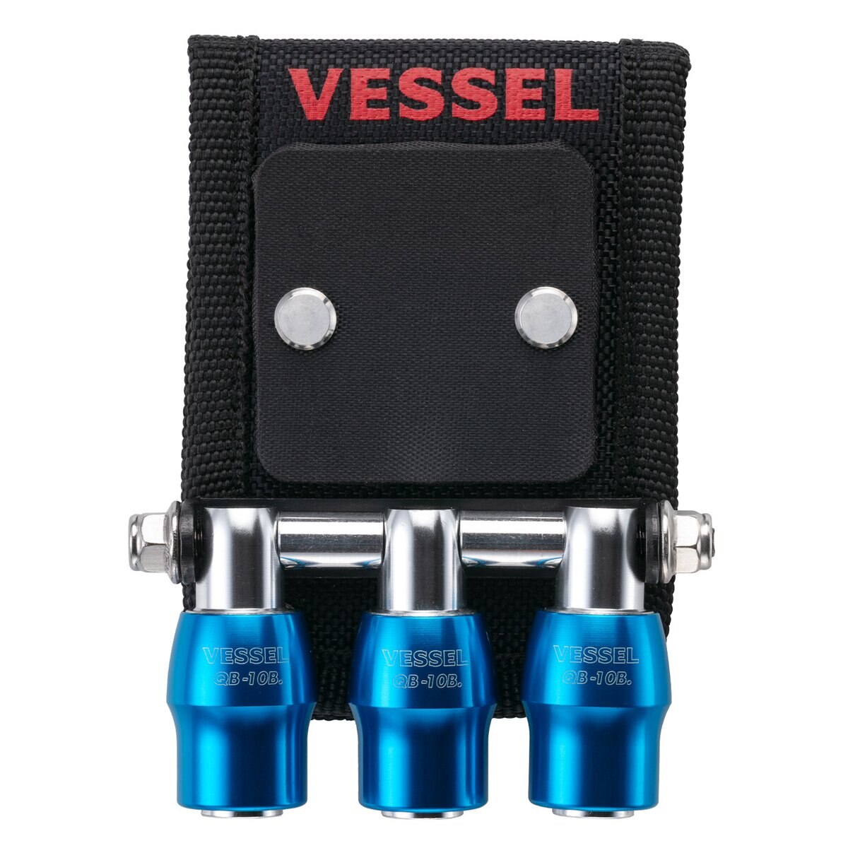 ベッセル VESSEL クイックキャッチャー 3連ホルダー マグネット付 ブルー QB-10MB3B