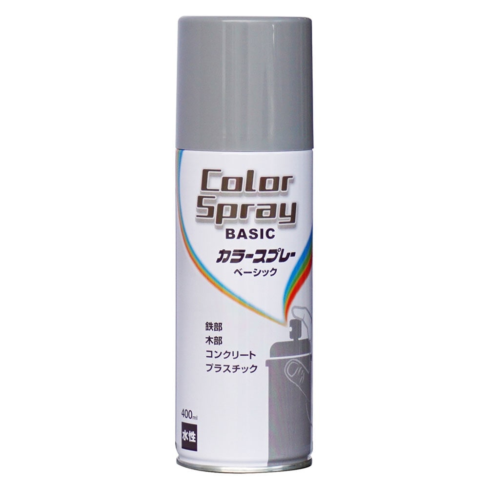 ニッペホームプロダクツ 水性カラ―スプレー ベーシック 400ml ダークグレー