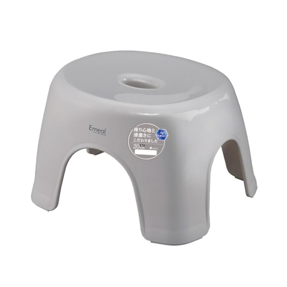 アスベル エミール風呂イス 20cm グレー