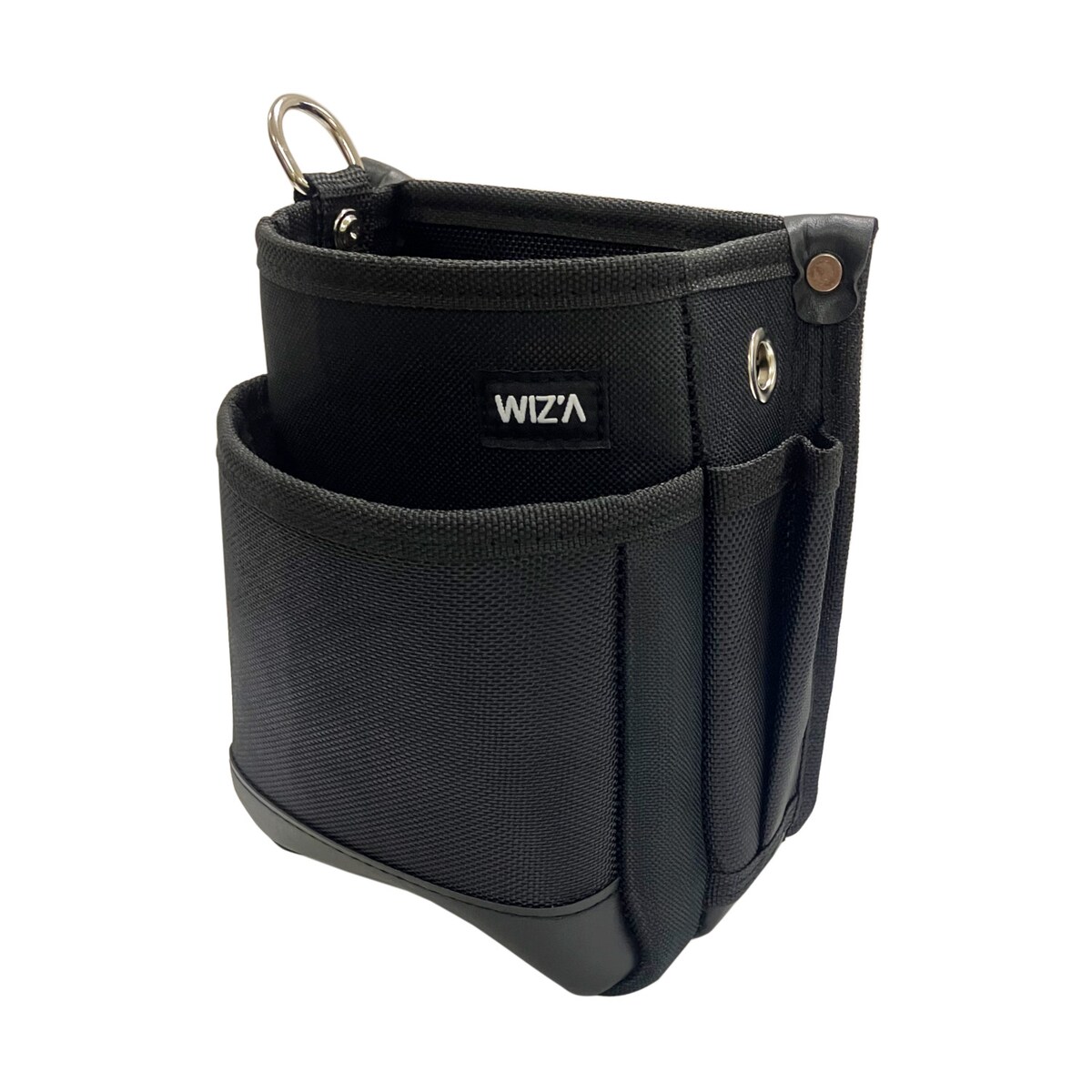 ウイザ WIZA 小型腰袋 2段 ブラック WZK-01BB アークランズ