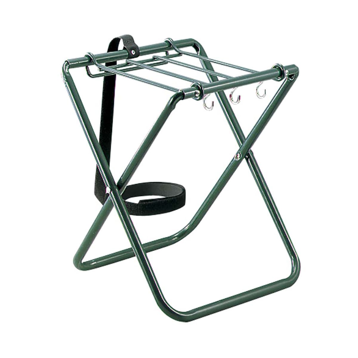 キャプテンスタッグ ウォータータンク用スタンド ベルト・フック付 グリーン M-8670