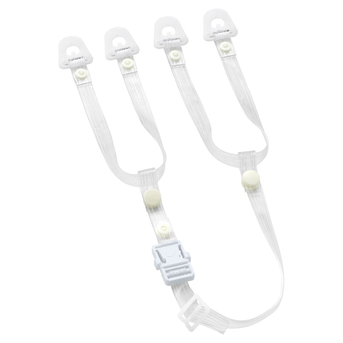 タニザワ ヘルメット用透明あご紐/耳紐セット 交換用 No.2型セット 鋲式ヘルメット VPU-T16U-No2