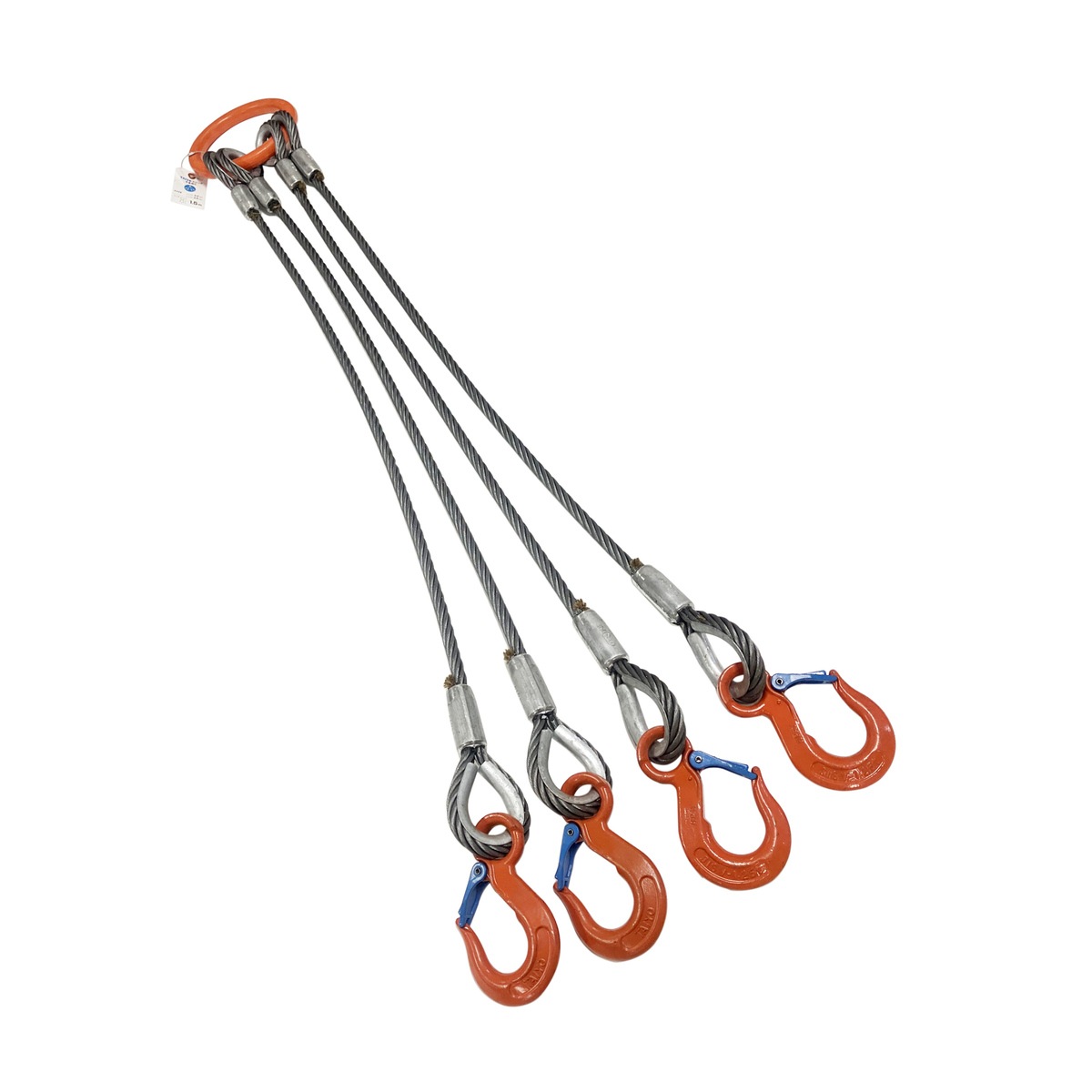 【送料無料】メーカー欠品中 次回3月中旬入荷予定です　大洋製器工業 スリング 4本吊リ ワイヤタイプ 3.2t×1.5m 4WR3.2TX1.5