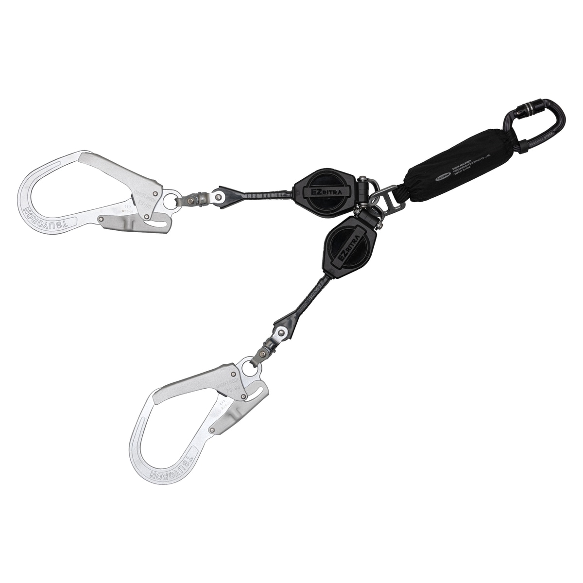 【送料無料】藤井電工 イージーリトラ ツインランヤード フルハーネス 胴ベルト兼用 TL-2-EZ93SV-21KSG-130KG