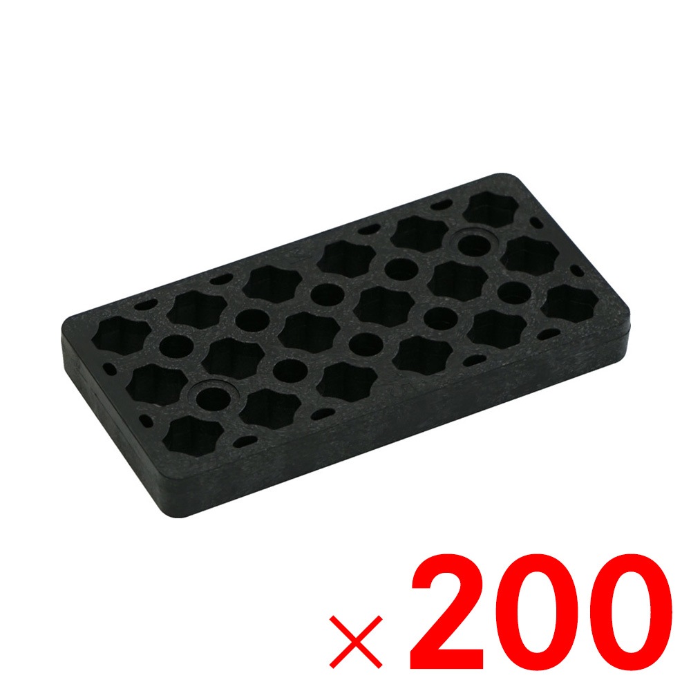 【送料無料】【法人限定】サンコー サンスペーサー M-15 再生ブラック 860061-00 ×200個 セット販売 【メーカー直送・代引不可・置配不可】