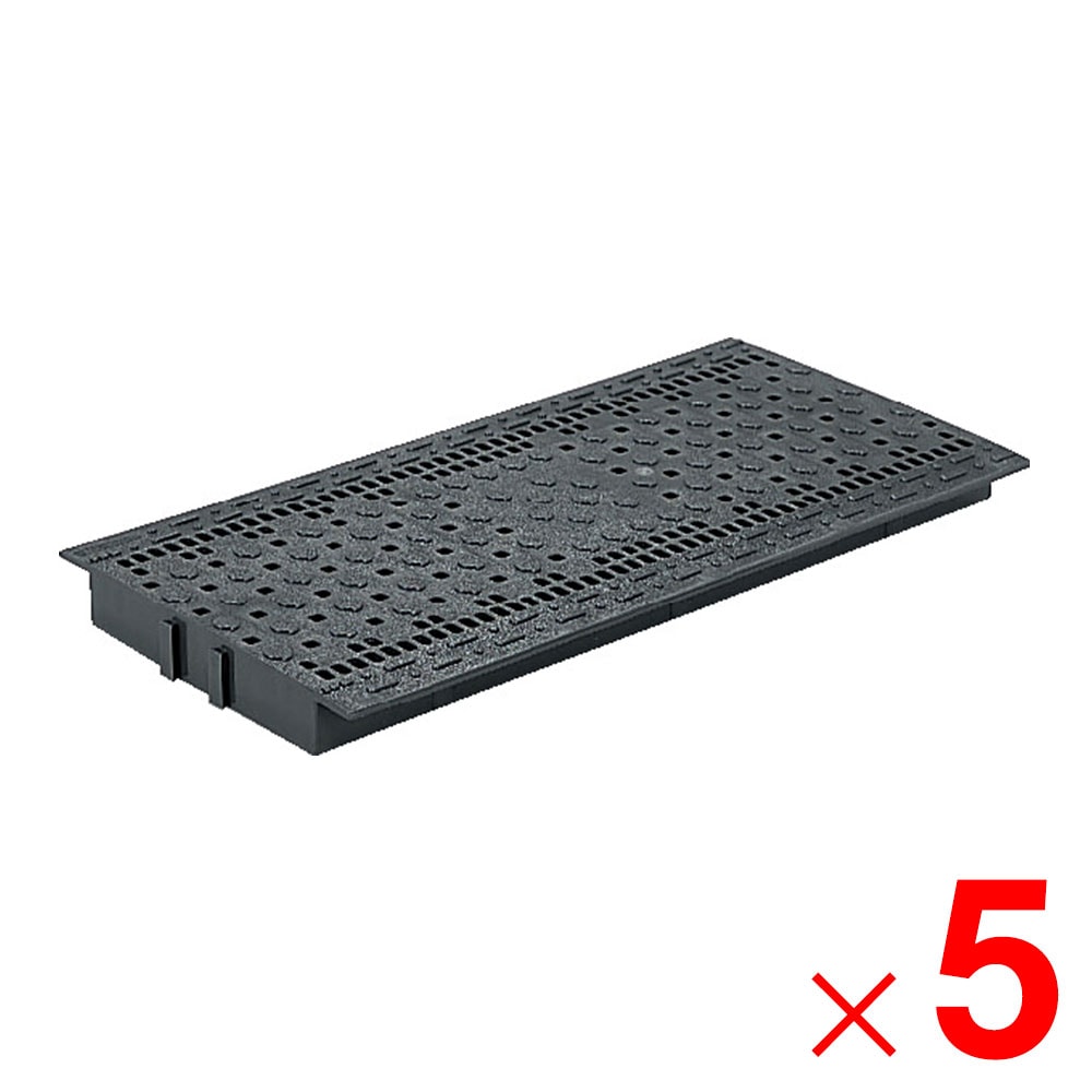 【送料無料】【法人限定】サンコー グレーチング Ｕ-240 グレー 805261-00 ×5個 セット販売 【メーカー直送・代引不可・置配不可】