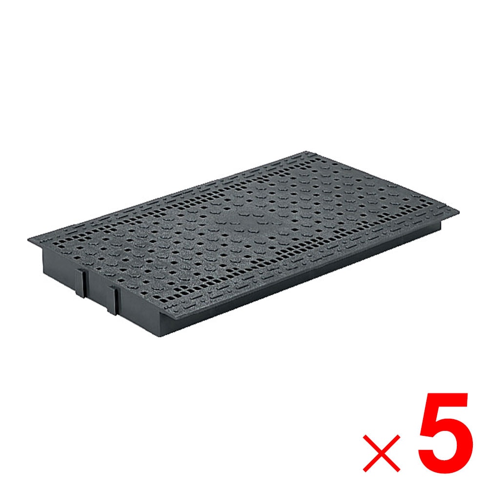 【送料無料】【法人限定】サンコー グレーチング Ｕ-300 グレー 805272-00 ×5個 セット販売 【メーカー直送・代引不可・置配不可】