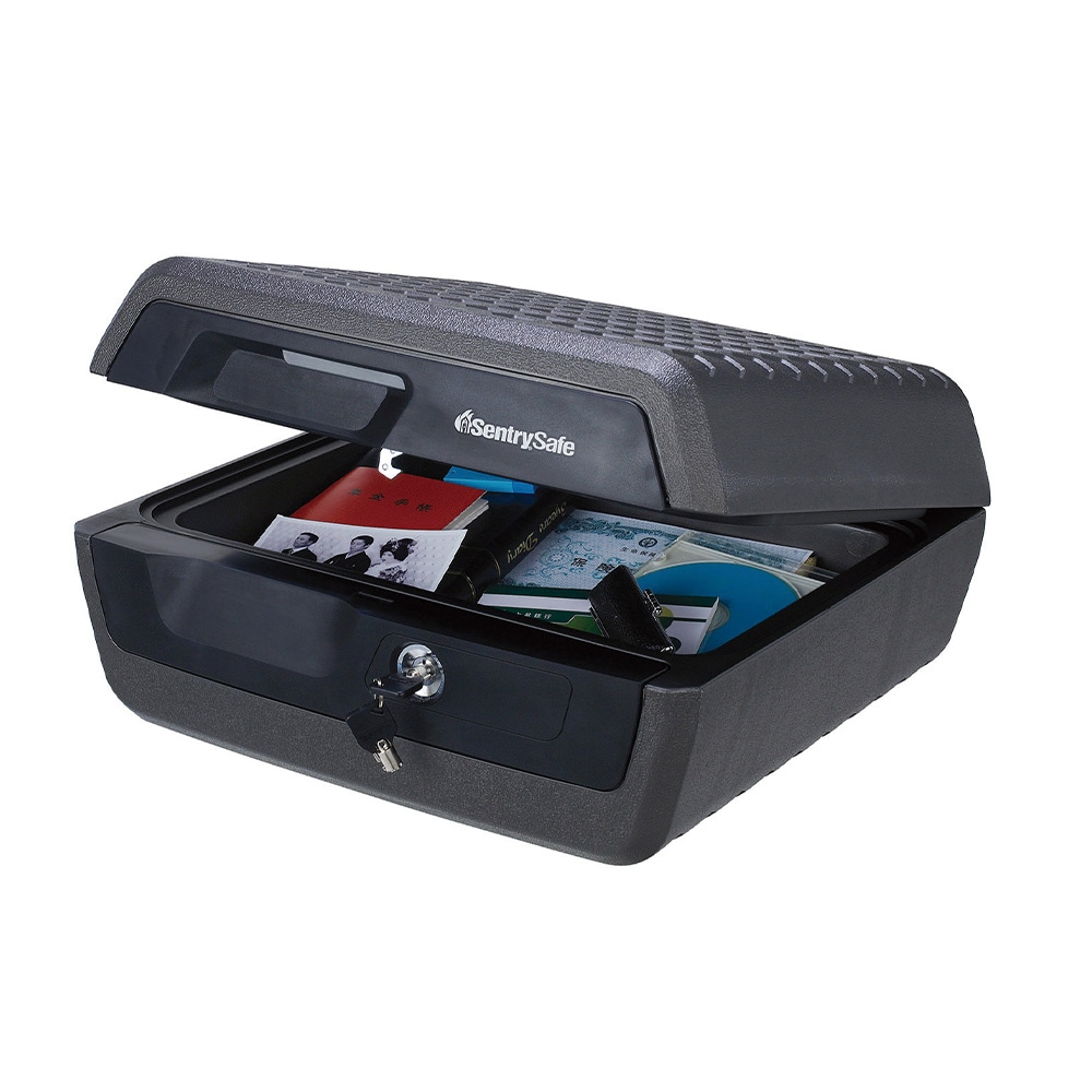 【送料無料】セントリー Sentry ポータブル式1時間耐火・防水保管庫(A4紙収納可能)チューブラーキー2本付 CFW30200