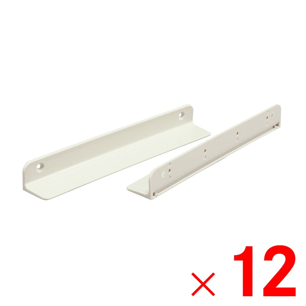 【送料無料】JEJ カラーボックス用 シキレール ワイド 2個入×12個 ケース販売