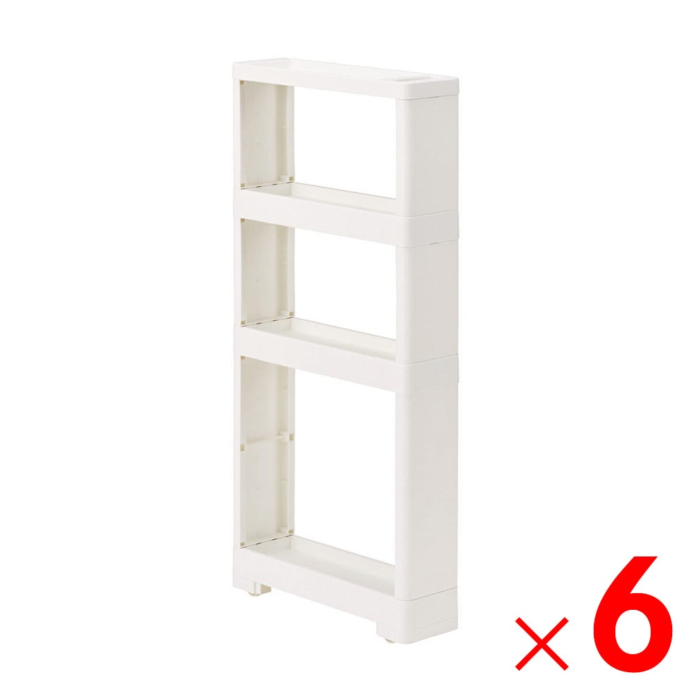 【送料無料】JEJ リセ スーパースリムラック マルチ 4段×6個 ケース販売