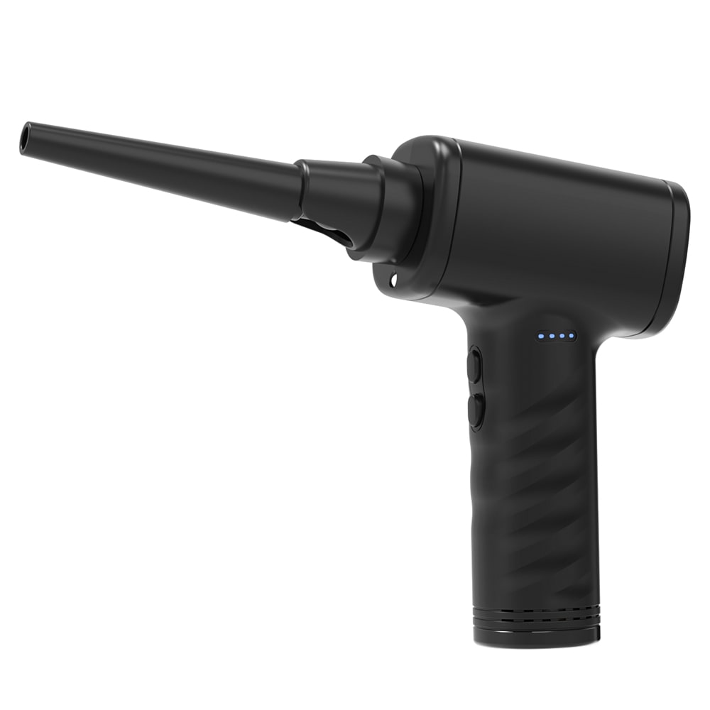 【送料無料】ナカバヤシ 電動エアダスター 充電式 ブラック DAD-101BK