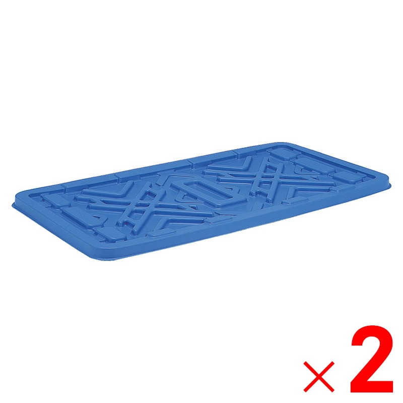 【送料無料】【法人限定】サンコー ジャンボックス蓋1200 ブルー 820005-00 ×2個 セット販売 【メーカー直送・代引不可・置配不可】