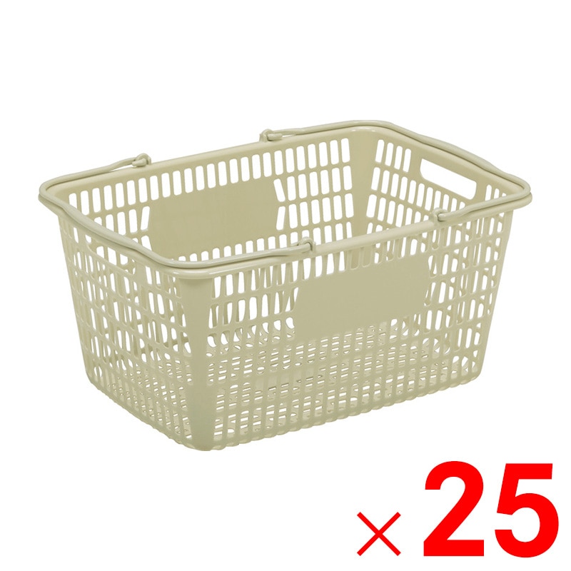 【送料無料】【法人限定】サンコー サンショップカーゴ33L-2(把手付き) Aグレー 103399-00 ×25個 セット販売 【メーカー直送・代引不可・置配不可】