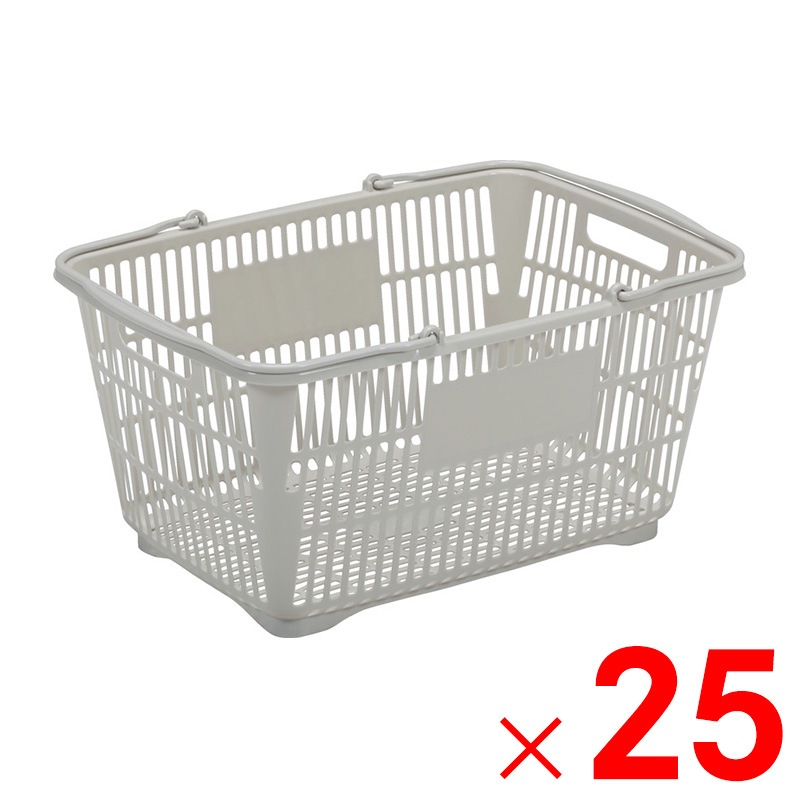 【送料無料】【法人限定】サンコー サンショップカーゴ大-2(把手付き) Aグレー 103046-00 ×25個 セット販売 【メーカー直送・代引不可・置配不可】