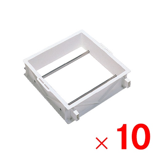 【送料無料】【法人限定】サンコー せいろう 1型 P付 ホワイト 201607-00 ×10個 セット販売 【メーカー直送・代引不可・置配不可】