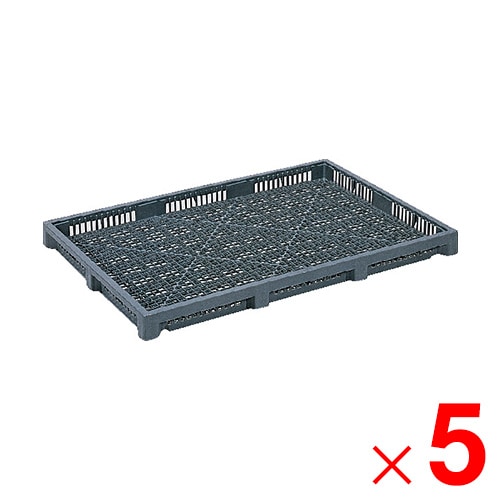 【送料無料】【法人限定】サンコー せいろう 5型 PP グレー 101822-00 ×5個 セット販売 【メーカー直送・代引不可・置配不可】