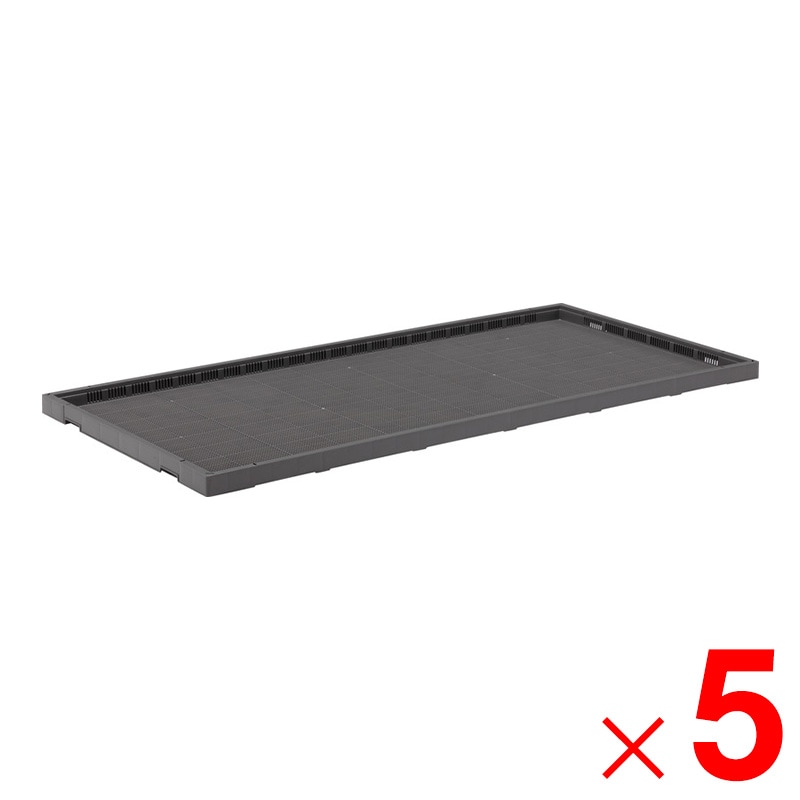 【送料無料】【法人限定】サンコー 大型せいろう   #1800 FRPP グレー 106301-00 ×5個 セット販売 【メーカー直送・代引不可・置配不可】