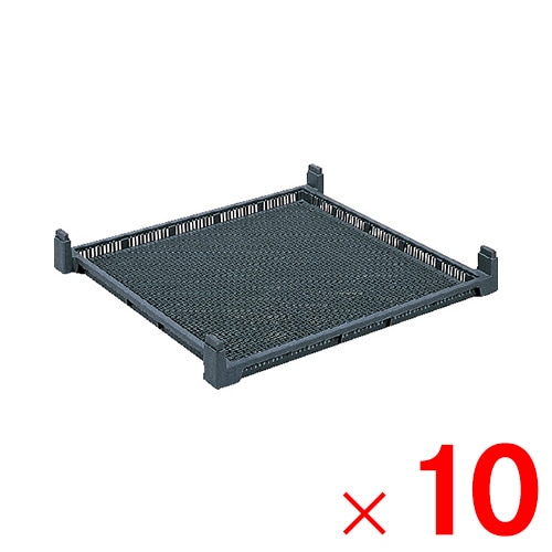 【送料無料】【法人限定】サンコー せいろう 4型 PP グレー 101220-00 ×10個 セット販売 【メーカー直送・代引不可・置配不可】