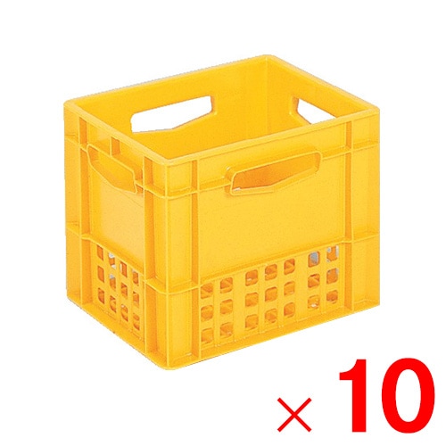 【送料無料】【法人限定】サンコー ピュアクレート 12P-1B イエロー 201912-00 ×10個 セット販売 【メーカー直送・代引不可・置配不可】