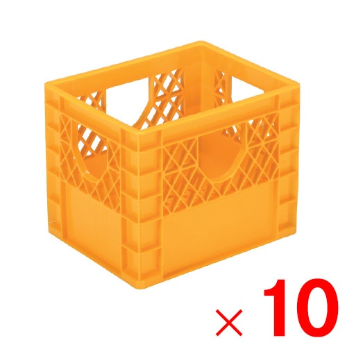 【送料無料】【法人限定】サンコー ピュアクレート 12P-3B イエロー 201956-00 ×10個 セット販売 【メーカー直送・代引不可・置配不可】